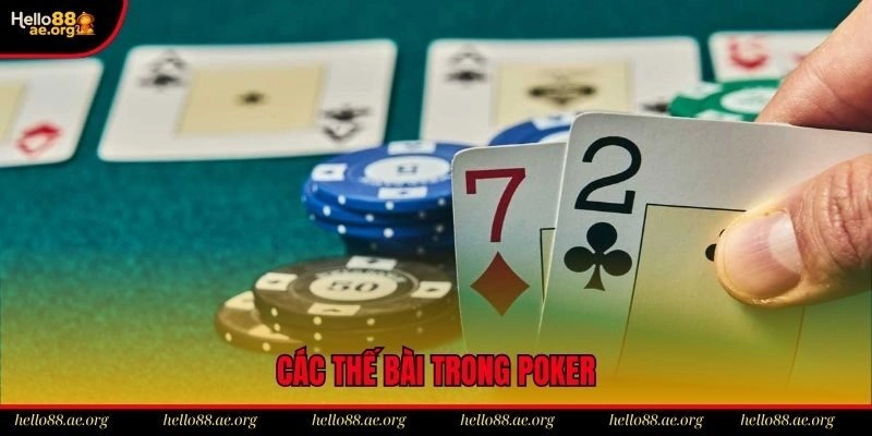 các thế bài trong poker